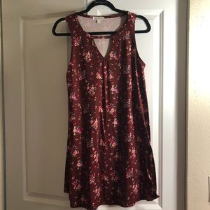 Nine Britton cutout floral knit dress